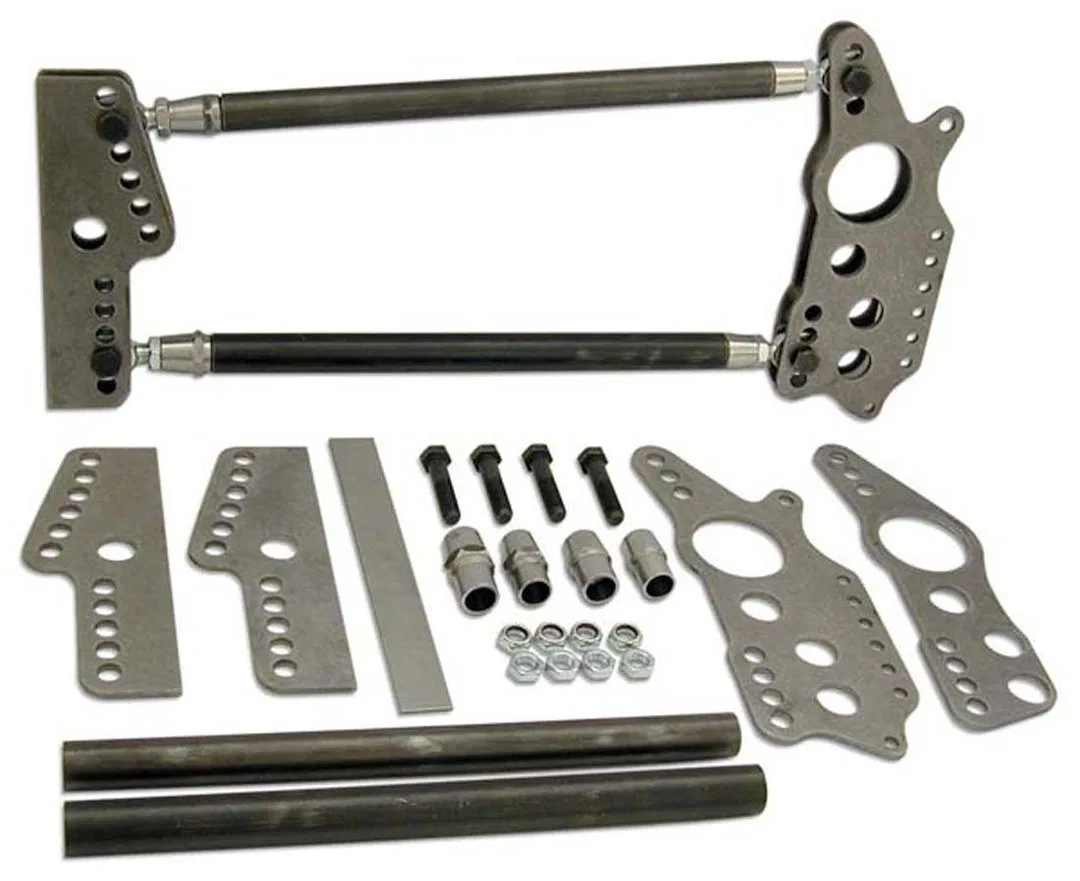 C2028 – COMP.ENG/MOR Four Link Suspension, Universal Adjustable With Wheelie Bar Mounting Holes Welding Required With...